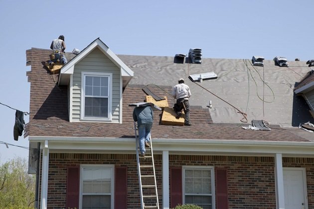 Elite Roofing Noosa professional team installing a new roof on a residential property